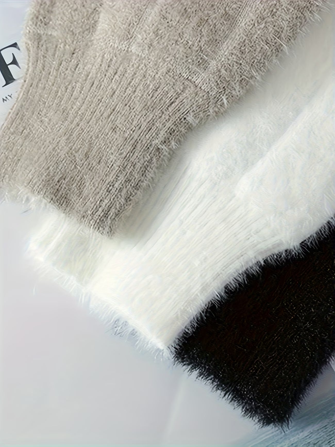 Selfwear™ Minimalist Textured Knit Crewneck Sweater