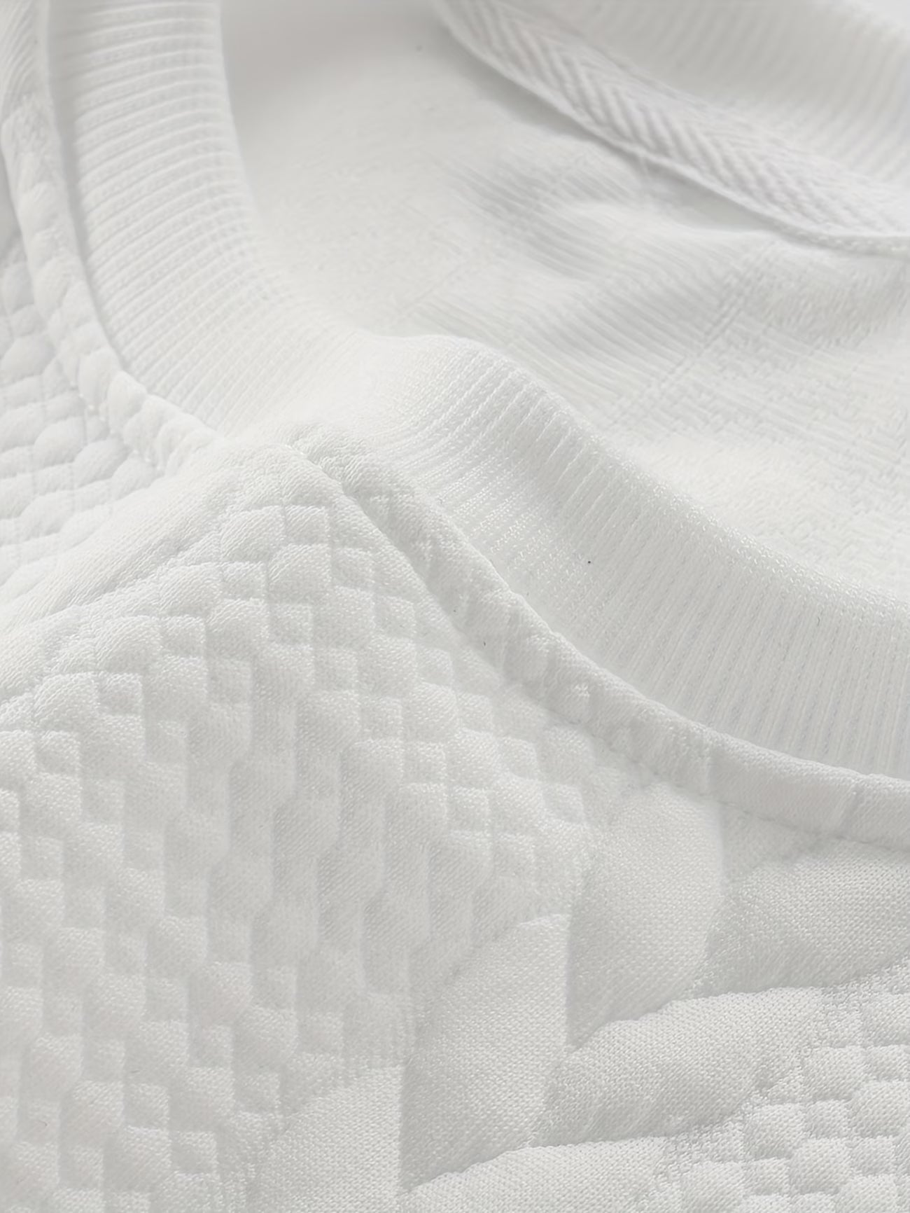 Selfwear™ Textured Knit Crewneck Sweater