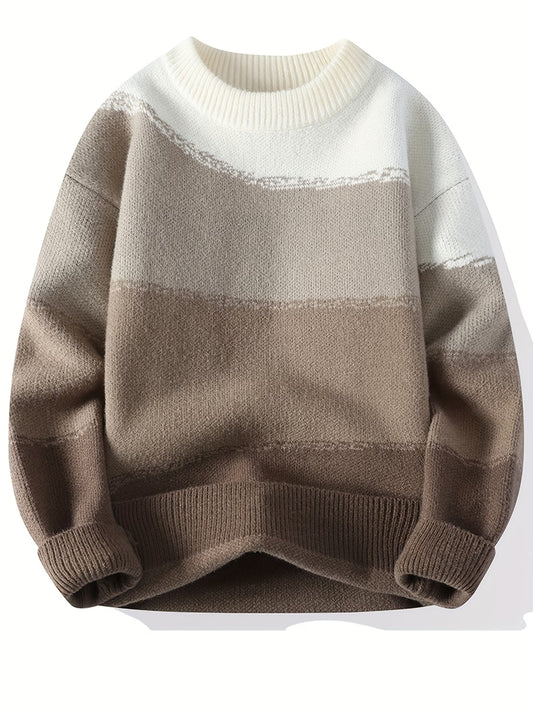 Selfwear™ Gradient Knit Crewneck Sweater