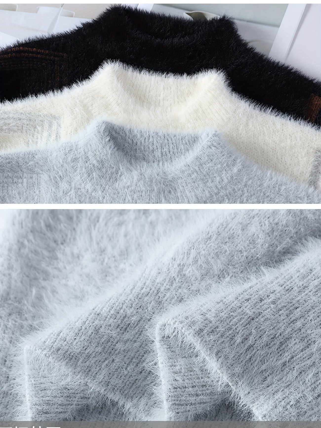 Selfwear™ Soft Knit Crewneck Sweater