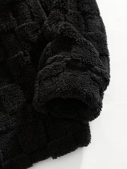 Selfwear™ Color-Block Textured Knitted Sweater