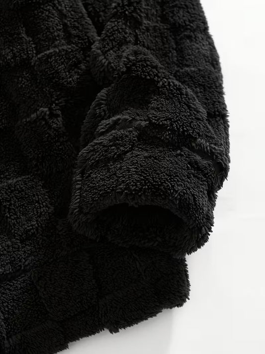 Selfwear™ Color-Block Textured Knitted Sweater