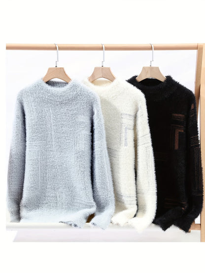 Selfwear™ Soft Knit Crewneck Sweater